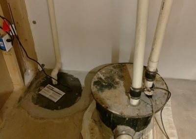 Basement Waterproofing | Deep South Construction Pros | Alabama | After Basement Waterproofing | Sump Pump