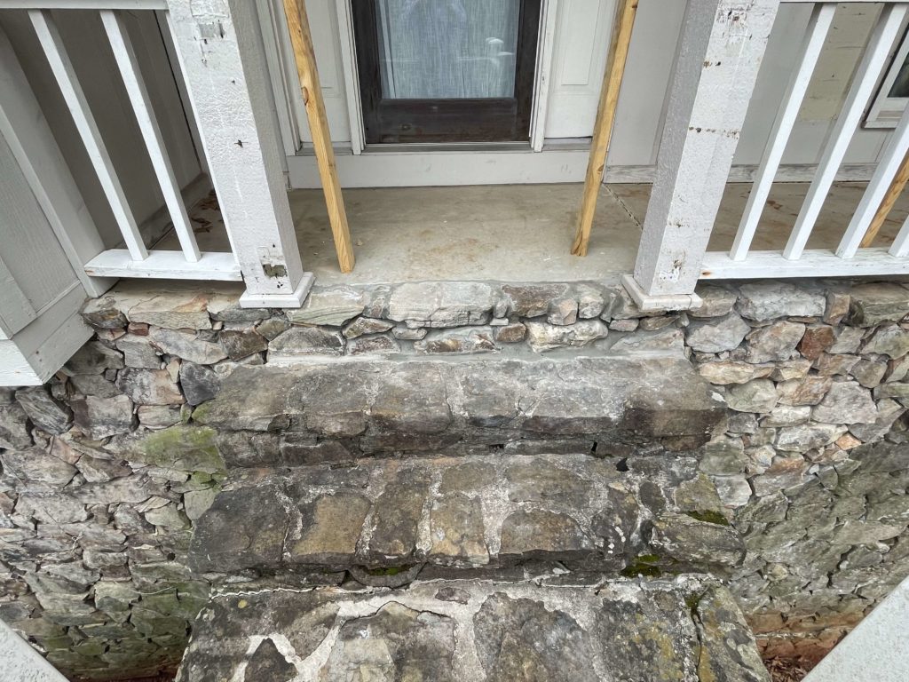 Foundation Stabilization And Porch Realignment Using Helical Piers In Huntsville, Al (1) Foundation Stabilization And Porch Realignment Using Helical Piers In Huntsville, Al | Foundation Stabilization And Porch Realignment Using Helical Piers In Huntsville, Al | home stairs