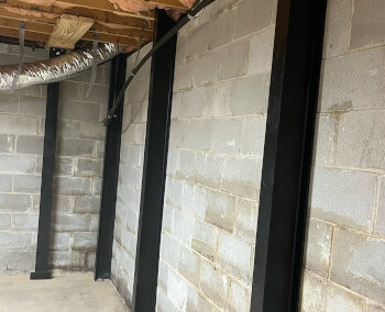 Resolving Basement Wall Failures with Force Braces in Rogersville, AL