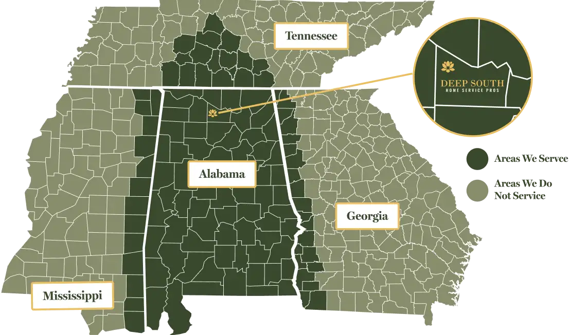 Service area map